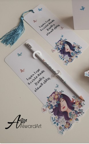 بطاقة قلم التصميم حسب الطلب