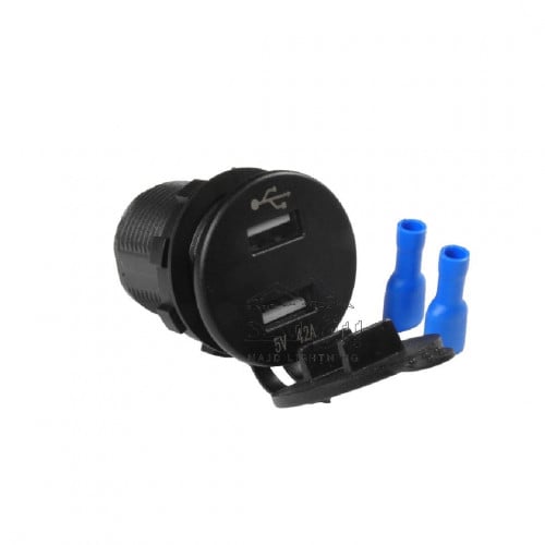 شاحن دبل USB مع قارئ