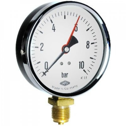 ساعة ضغط - قطر 100مم - 1/2 بوصة