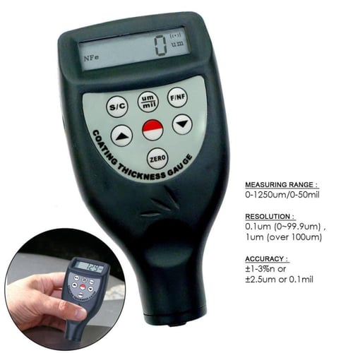مقياس سماكة الطلاء الرقمي CM-8825FN 0–1250 µm / 0–...