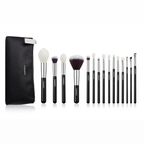 مجموعة فرش مكياج احترافية من هارتس- 15 فرشاة