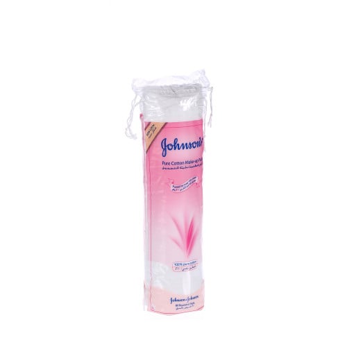 اقراص قطنيه نقية للتجميل من جونسون - 80 قرص