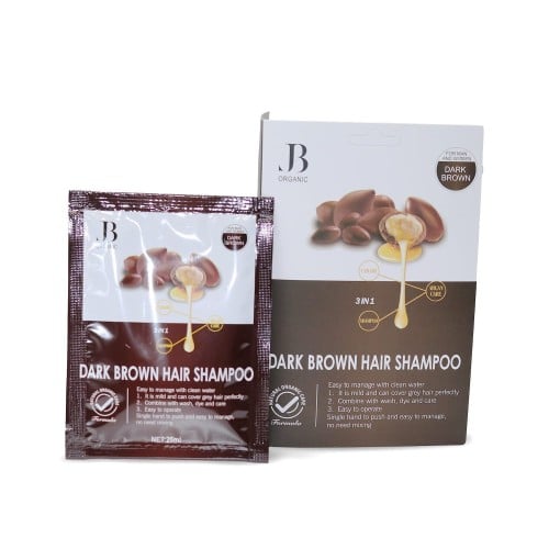 شامبو صبغة الشعر بزيت الارجان بني باكت من جي بي او...