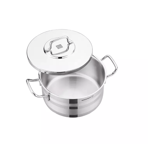 طقم قدور كوركماز استرا 1 ستانلس ستيل 8 قطعة