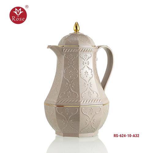 ترمس روز للشاي 624 بيج غامق بمقاسات متعددة