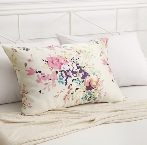 غطاء وسادة مصنوع من حرير التوت الطبيعي 100% - الرب...