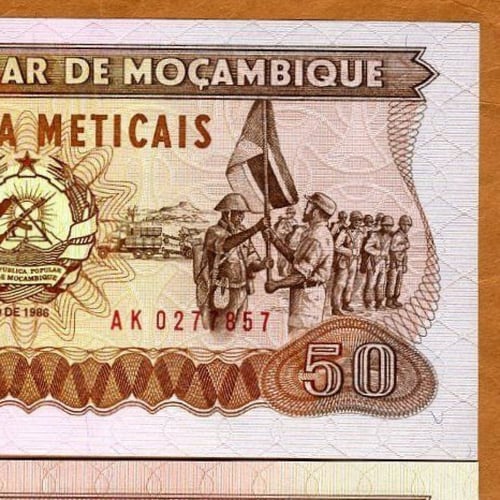 موزمبيق فئة 50 متكال أنسر (إصدارقديم)