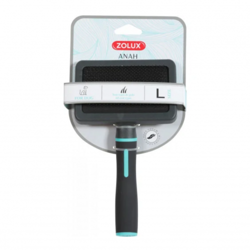 زولكس مشط للكلاب مناسب لجميع انواع الفراء لون رماد...