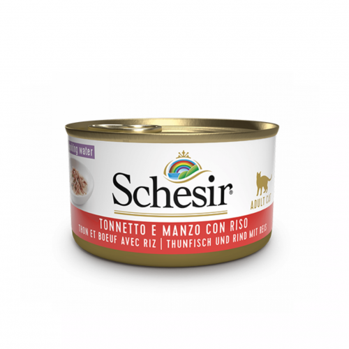 شيزر معلبات طعام رطب للقطط فيلية التونة ولحم البقر...