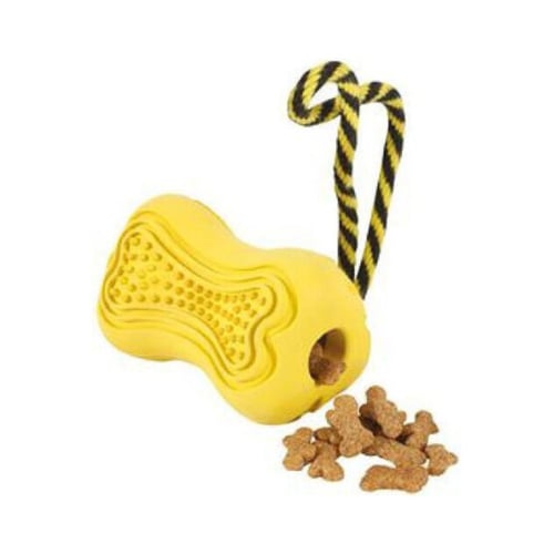 زولكس تيتان عضاضة للكلاب حجم وسط سيلكون لون اصفر