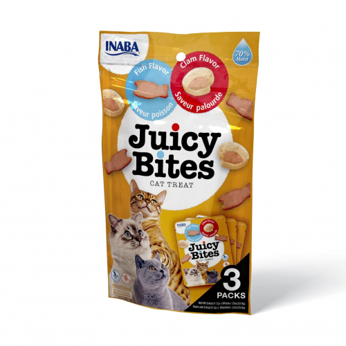 اينابا تشورو مكافآت للقطط بنكهة السمك وصدف البحر 1...