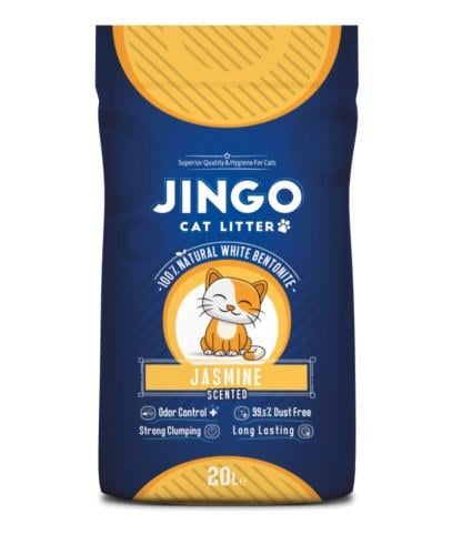 جينجو كات رمل 10 لتر بالياسمين