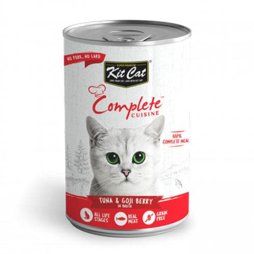 كت كات الوجبة المتكاملة بالتونا وتوت الغوجي للقطط...
