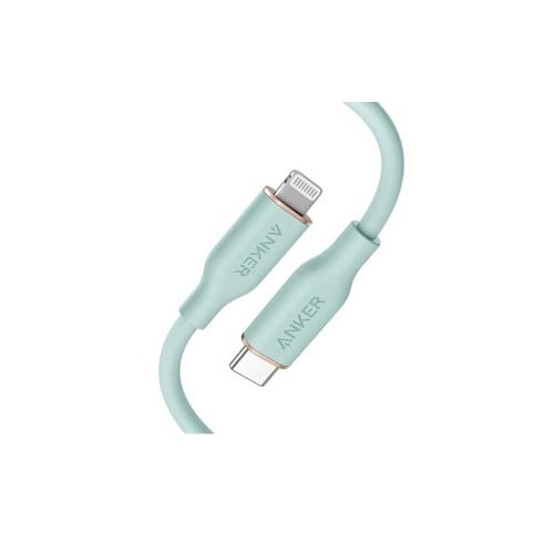 انكر , سلك شاحن بيدي ايفون , لون اخضر 0.9 متر - AN...