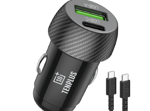 شاحن سيارة مع كيبل تايب سي تايب سي 30 واط من تنبلس