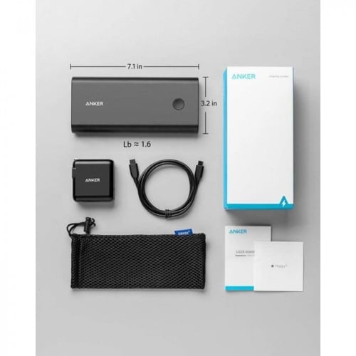 انكر باوربنك 26800ملي امبير بيدي بقوة 45 واط وشاحن...