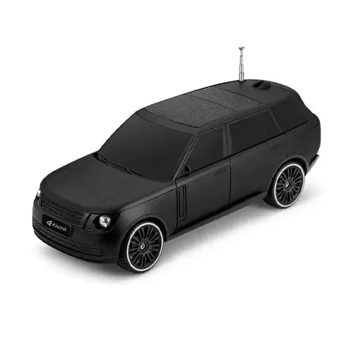 Wireless portable car-shaped sound speaker black c...