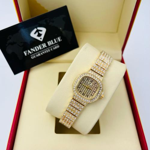 ساعة سهرة كريستال فاخرة من فاندربلو