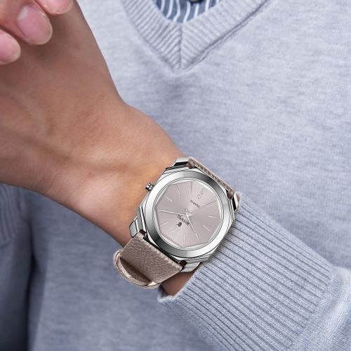 ساعة رسمية فاخرة سير جلد رجالي من ماكسويل