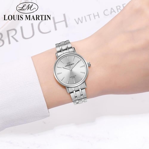 ساعة رسمية دائرية نسائية من لويس مارتن