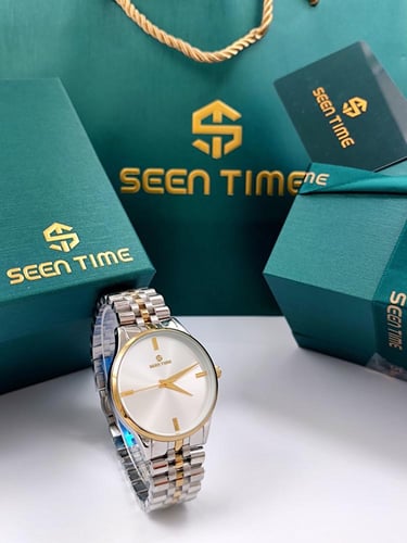 ساعة رسمية استيل رجالي من seen time