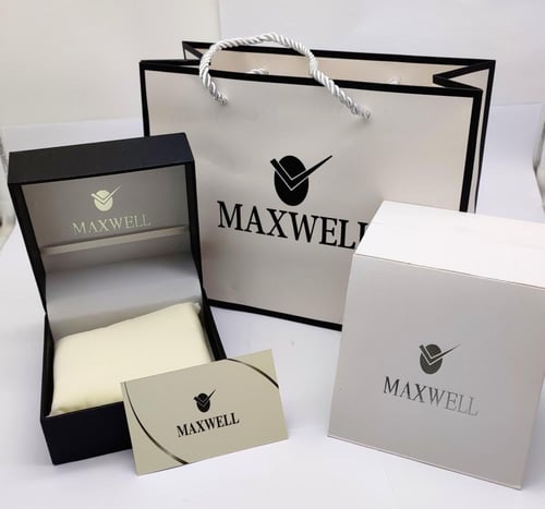 ساعةمربعة رسمية فاخرة نسائي من ماكسويل