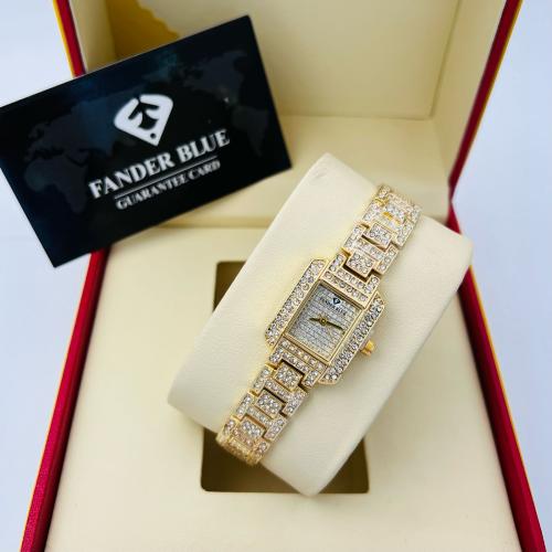 ساعة سهرة كريستال فاخرة من فاندربلو