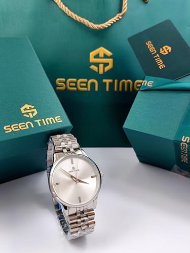 ساعة رسمية استيل رجالي من seen time