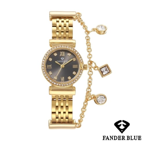 ساعة فاخرة بسوار نسائية من فاندربلو