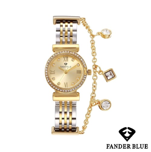 ساعة فاخرة بسوار نسائية من فاندربلو