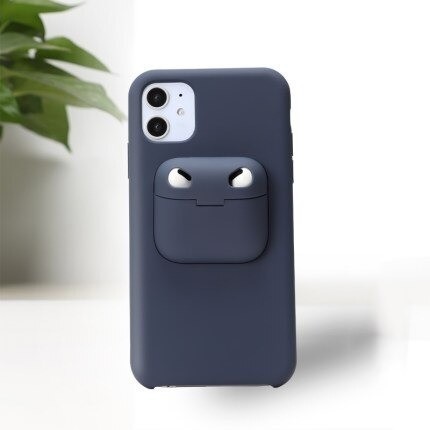 جراب جوال مزود بصندوق سماعات Air Pods Pro لأجهزة آ...
