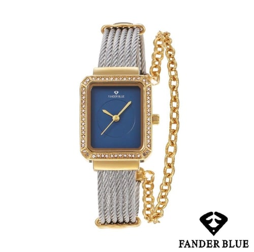 ساعة مستطيلة نسائية من FANDER BLUE
