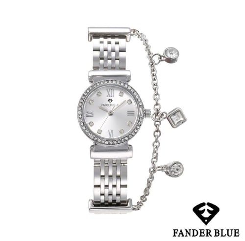 ساعة فاخرة بسوار نسائية من فاندربلو