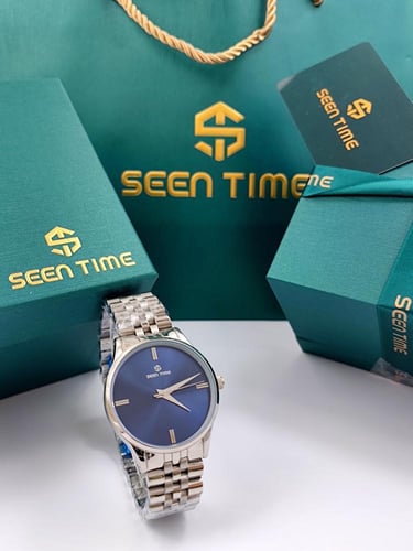 ساعة رسمية استيل رجالي من seen time