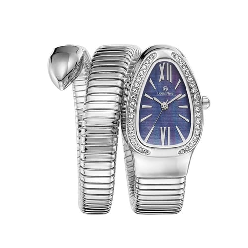 ساعة فاخرة نمط الثعبان لفة واحدة من لويس نايس