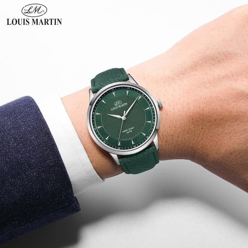 ساعة رسمية سير جلد رجالي من LOUIS MARTIN