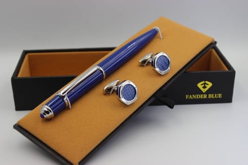 طقم قلم وكبك فاخر رجالي