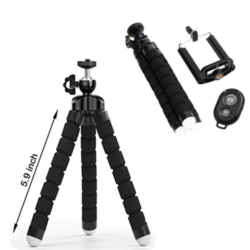 حامل جوال ثلاثي مرن يعمل بالريموت كنترول بواسطة ال...