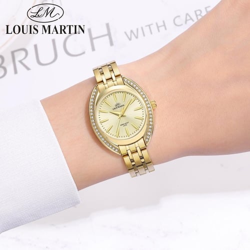ساعة فاخرة تصميم نسائية من لويس مارتن