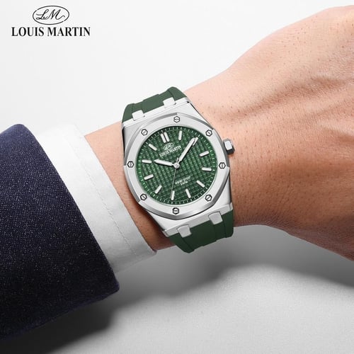 ساعة سير ربل رسمية رياضية فاخرة رجالي من لويس مارت...