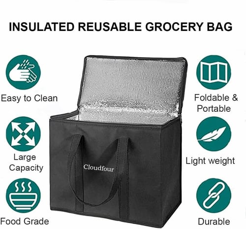 حقيبة طعام للرحلات تحفظ الحرارة والبرودة