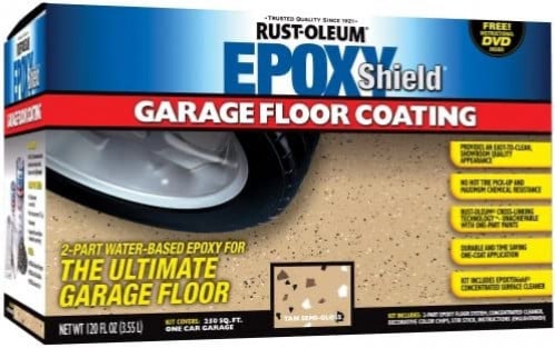 Rust-Oleum EpoxyShield طلاء أرضيات المرآب بيج لامع – 3.55 لتر