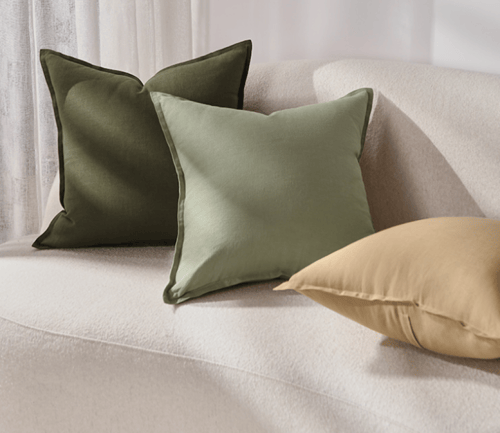 كوشن اخضر باستيل