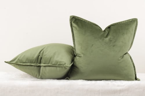 كوشن اخضر زيتوني