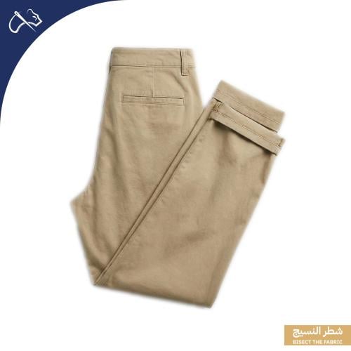 بنطلون قماش عملي (Chino Style) - مريح للدوام