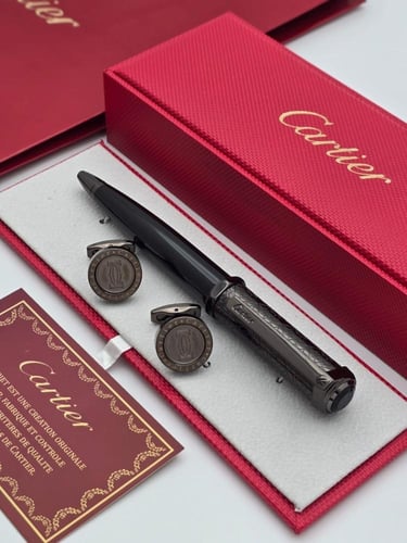 قلم وكبك كارتير Cartier