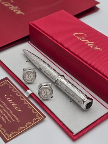 قلم وكبك كارتير Cartier