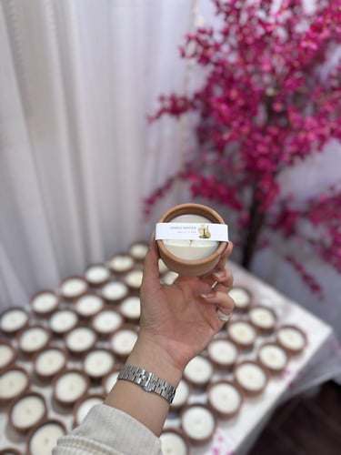 شمعة الفخار