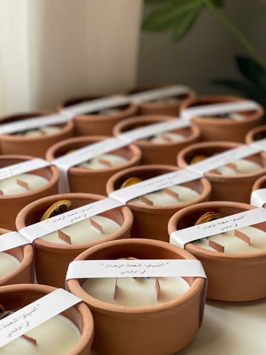 شمعة الفخار