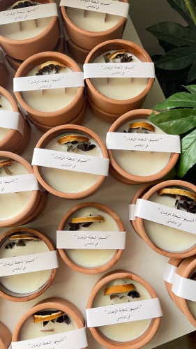 شمعة الفخار